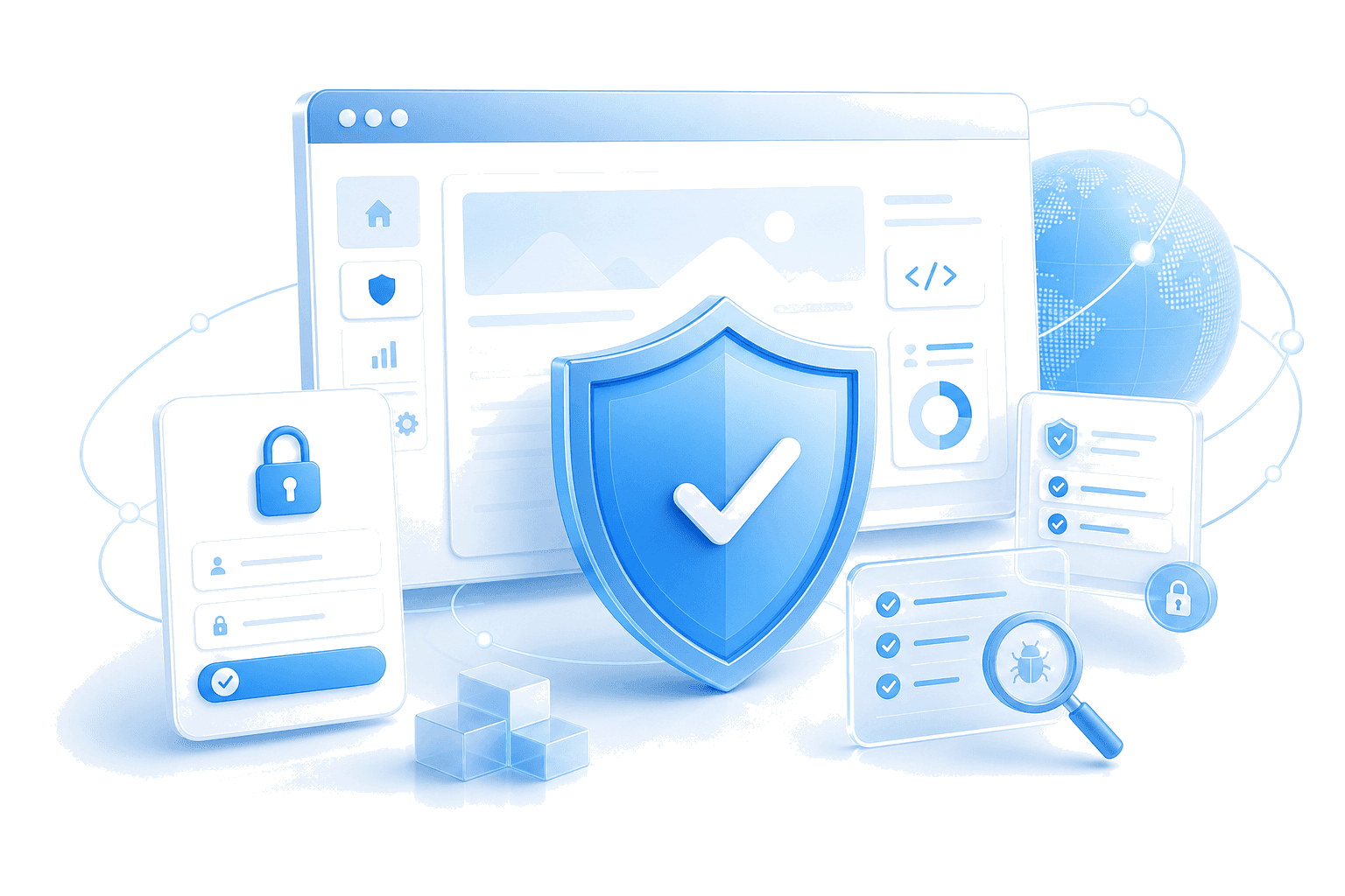 Webアプリケーションのセキュリティ脆弱性診断・自動スキャンのイメージ